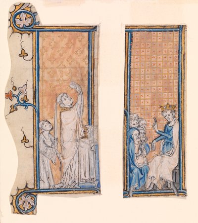 Wonder of the Host and Enthroned King by French School
